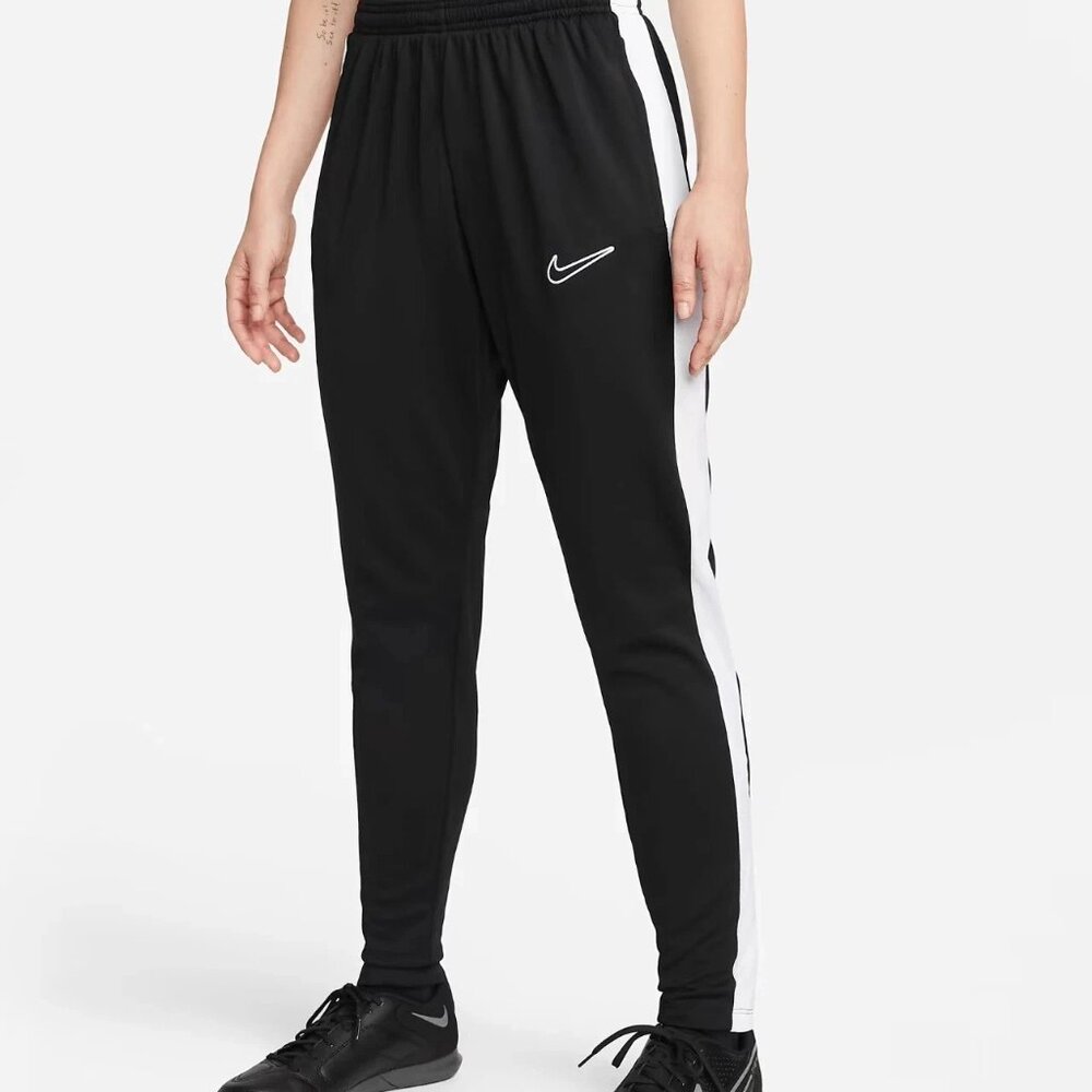 Women's Nike Small Dri-Fit Academy Black/White Soccer Workout Pants NWT